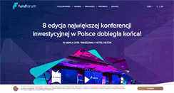 Desktop Screenshot of fundforum.pl